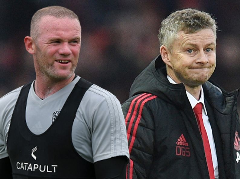 Wayne Rooney and Ole Gunnar Solskjær